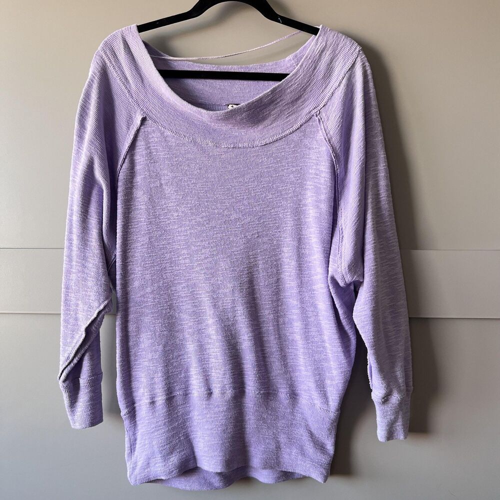 We The Free Sweater Womens XS Boat Neck Pullover Lightweight Knit Free People‎